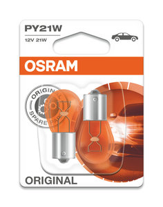 OSRAM PY21W  ORIGINAL 12V 21W Lampe Rcklicht Bremslicht -  BAU15s