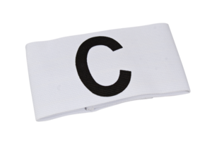 Derbystar Kapit�nsbinde Senior Neu - Wei�