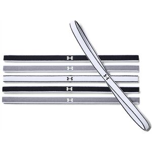 Under Armour Ua Mini Headbands (6Pk)-Blk - black