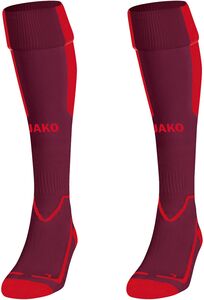 Jako Stutzenstrumpf Lazio - dark maroon/sportrot