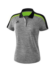 Erima Liga Line 2.0 Poloshirt Function - greymelange/black/green gecko