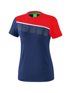 Erima 5-C T-Shirt Function - new navy/red/white