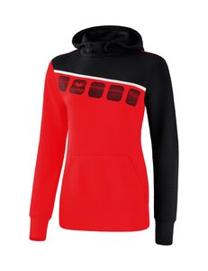 Erima 5-C Hoody - red/black/white