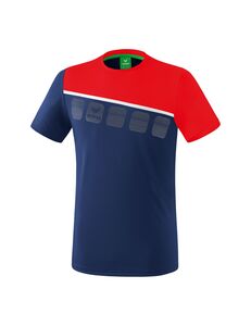 Erima 5-C T-Shirt Function - new navy/red/white