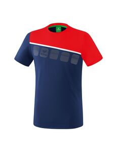 Erima 5-C T-Shirt Function - new navy/red/white