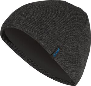 Jako Strickm�tze - schwarz meliert