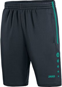 Jako Trainingsshort Active - anthrazit/t�rkis