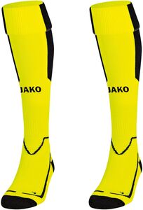 Jako Stutzenstrumpf Lazio - neongelb/schwarz