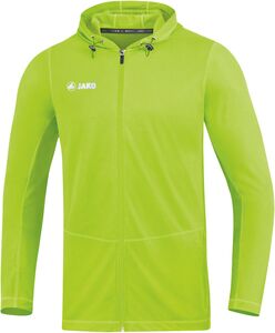 Jako Kapuzenjacke Run 2.0 - neongr�n