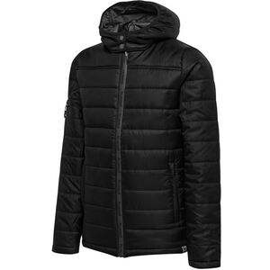 Hummel Hmlnorth Quilted Hood Jacket Kids - black/asphalt