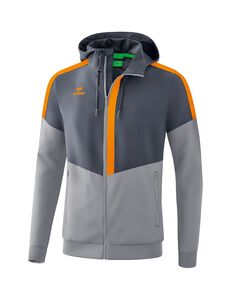 Erima Squad Presentation Jacket - slate grey/monument grey/new orange
