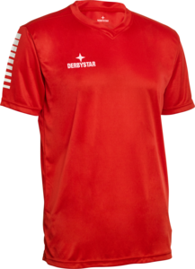 Derbystar Sp-Trikot Contra Kurz - ro/weiss