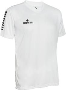 Derbystar Sp-Trikot Contra Kurz - weiss/sw