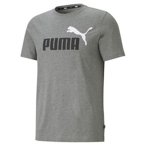 Puma Ess   2 Col Logo Tee - medium gray heather