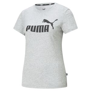 Puma Ess Logo Tee - light gray heather
