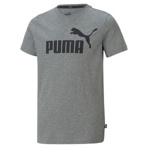 Puma Ess Logo Tee B - medium gray heather