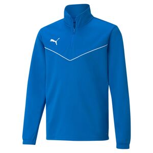 Puma teamRISE 1/4 Zip Top Jr - blau