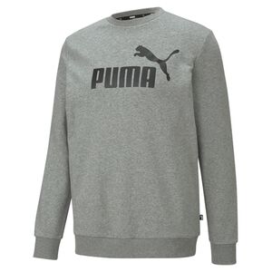 Puma Ess Big Logo Crew Tr - medium gray heather