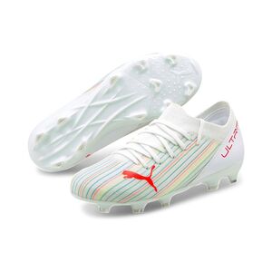 Puma Ultra 3.2 Fg/Ag Jr - puma white-red blast-puma whit