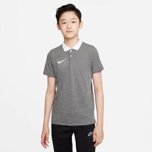 Nike Y Nk Df Park20 Polo Ss - charcoal heathr/htr/white/white