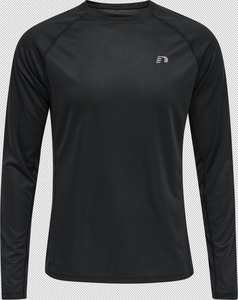 newline Men Core Running T-Shirt L/S - black