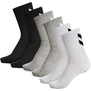 Hummel Hmlchevron 6-Pack Socks - white/black/grey