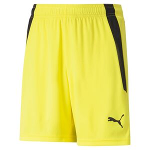 Puma Teamliga Shorts Jr - fluo yellow-puma black