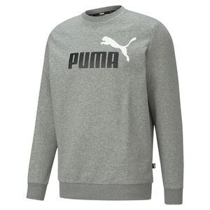 Puma Ess 2 Col Big Logo Crew Fl - medium gray heather