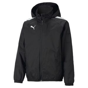 Puma teamLIGA All Weather Jkt Jr - schwarz