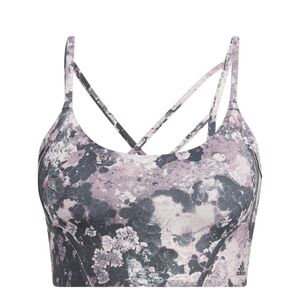 adidas Damen Yoga Light-Support Long Line Graphic Sport-BH