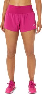Asics Road 3.5In Short - fuchsia red