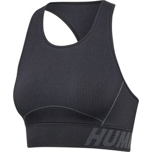Hummel Hmlte Christel Seamless Sports Top - black/asphalt melange