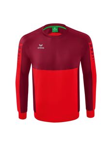 Erima Six Wings Sweatshirt - red/bordeaux