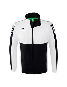 Erima Six Wings Jacket With Removable Sle - black/white