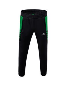 Erima Six Wings Training Pants - black/smaragd