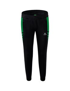 Erima Six Wings Training Pants - black/smaragd