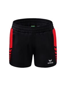 Erima Six Wings Shorts Without Inner Slip - black/red