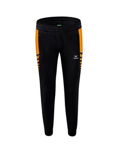 Erima Six Wings Training Pants - black/new orange