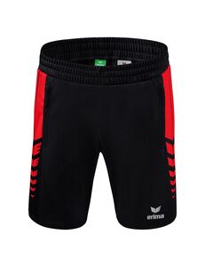 Erima Six Wings Shorts Without Inner Slip - black/red