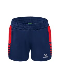 Erima Six Wings Shorts Without Inner Slip - new navy/red