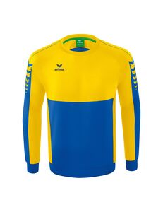 Erima Six Wings Sweatshirt - new royal/yellow