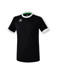 Erima Retro Star Jersey Shortsleeve - black/white