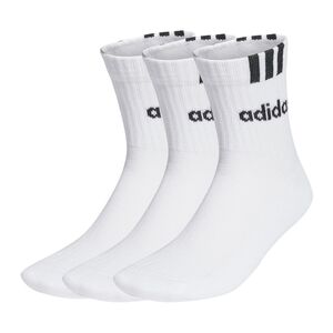 adidas Herren 3-Streifen Linear Half-Crew Cushioned Socken, 3 Paar