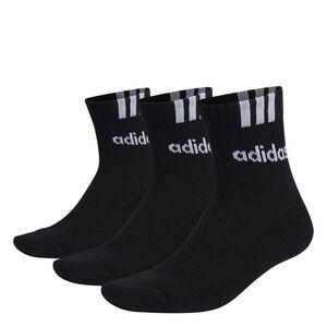 adidas Herren 3-Streifen Linear Half-Crew Cushioned Socken, 3 Paar