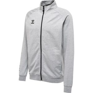 Hummel Hmlmove Grid Cot. Zip Jacket - grey melange