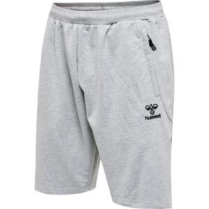 Hummel Hmlmove Grid Cotton Shorts - grey melange