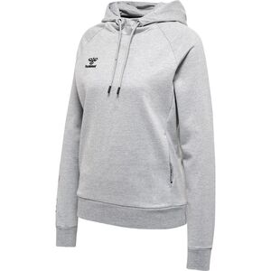 Hummel Hmlmove Grid Cotton Hoodie Woman - grey melange