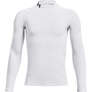 Under Armour Ua Cg Armour Mock Ls - white