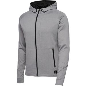 Hummel Hmlmt Interval Zip Hoodie - grey melange