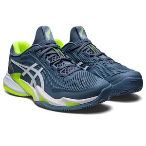 Asics Court Ff 3 Clay - steel blue/white